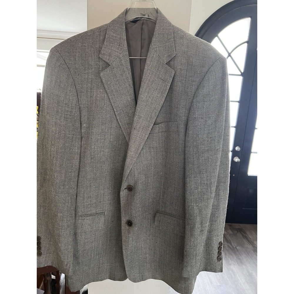 Brooks Brothers  Linen Silk Wool  Mens 40R Blazer Made In Italy Suit Jacket